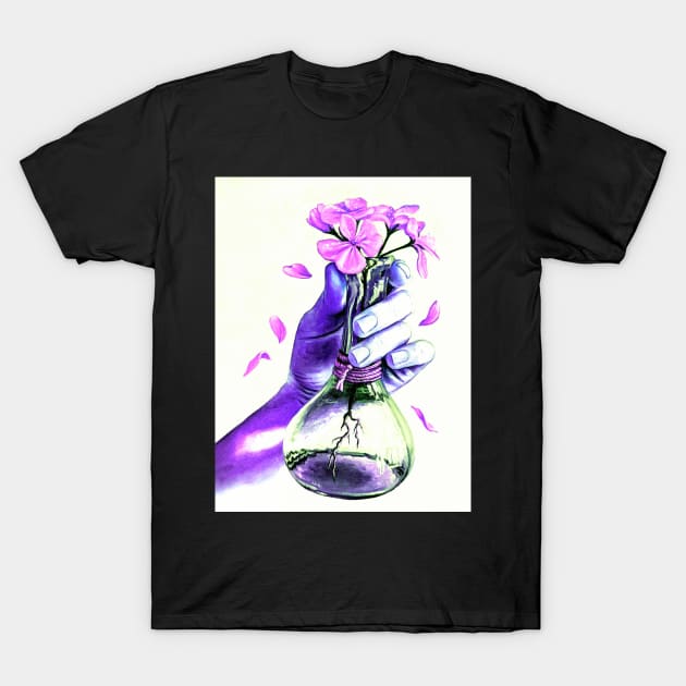 Gaia magick potion bottle T-Shirt by LukjanovArt